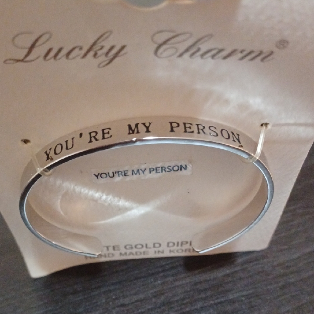 Silver Bracelet - You're My Person